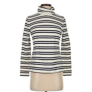 Talbots Striped Long Sleeve Turtleneck Top Size S